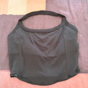 Oner active ribbed halter mid top